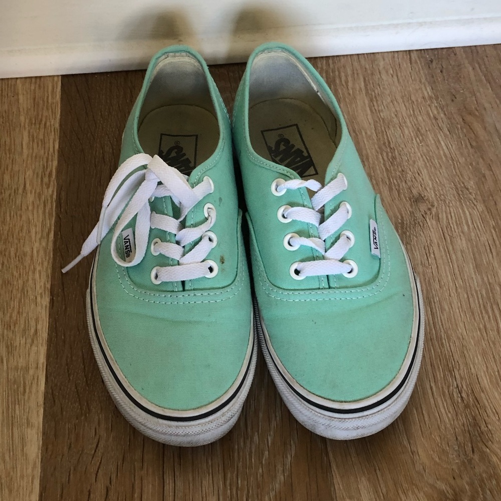 Turquoise Vans